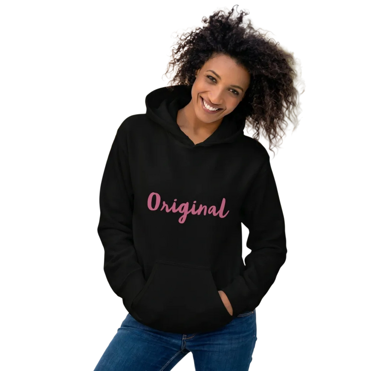 Grafik Damen Hoodie von BUYATHOME24, Unisex Kapuzenpullover aus Baumwolle, in verschiedenen Größen von S bis 5XL.