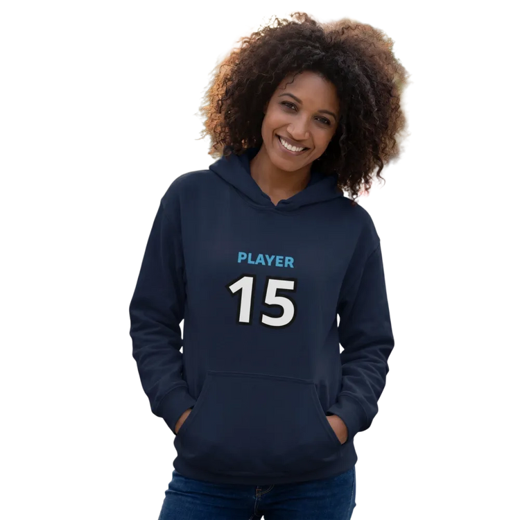Damen Grafik Hoodie von BUYATHOME24, Baumwolle, bedruckbar, in S-5XL, mit Kapuzen und langen Ärmeln.