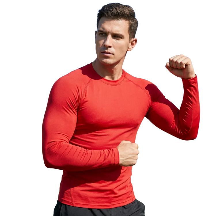 Kinder Langarm Sportshirt aus Elasthan mit UV-Schutz von BUYATHOME24, in Größe 92 cm bis 128 cm, bequeme Sportbekleidung für Kinder