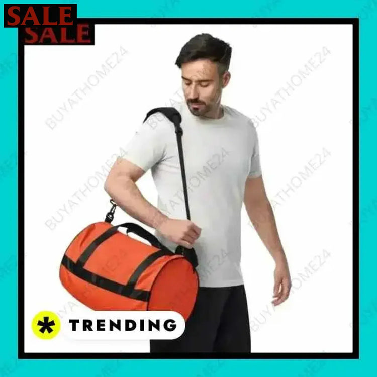 runde-trainingstasche-fuer-sport-und-freizeit-mit-stilvollem-design - BUYATHOME24®