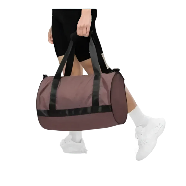 Runde Dufflebag und Sporttasche von BUYATHOME24 aus Textil, ideal für Training und Reisen, vielseitige Tragetasche für aktive Menschen