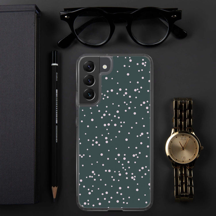 Samsung Galaxy Handyhülle aus Polycarbonat und TPU, kompatibel mit kabellosem Laden, in schwarzer Farbe für Galaxy S10 bis S22 Ultra