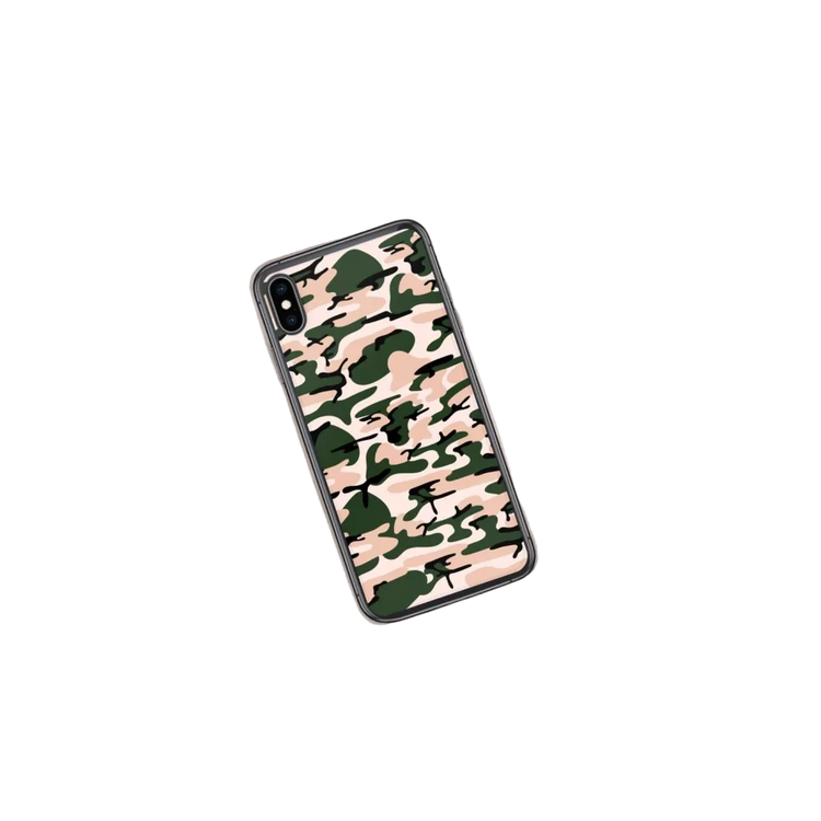 Transparente Apple iPhone 11 Pro und XS Max Handyhülle aus Polycarbonat und TPU von BUYATHOME24, schützt das Smartphone.