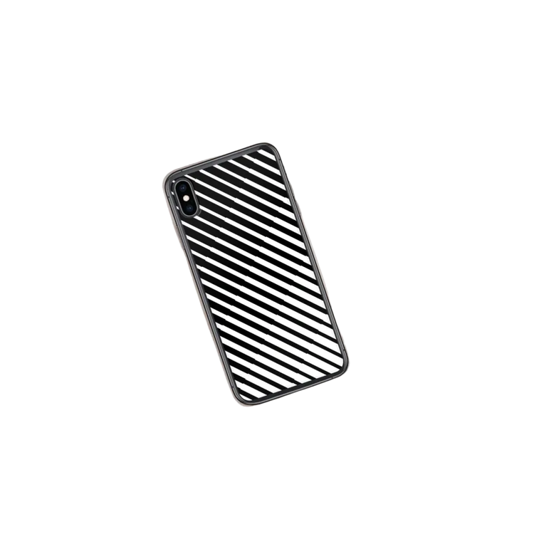 Stabile, stoßfeste Apple iPhone Handyhülle aus Polycarbonat und TPU für iPhone 11 Pro und XS Max, in Schwarz.