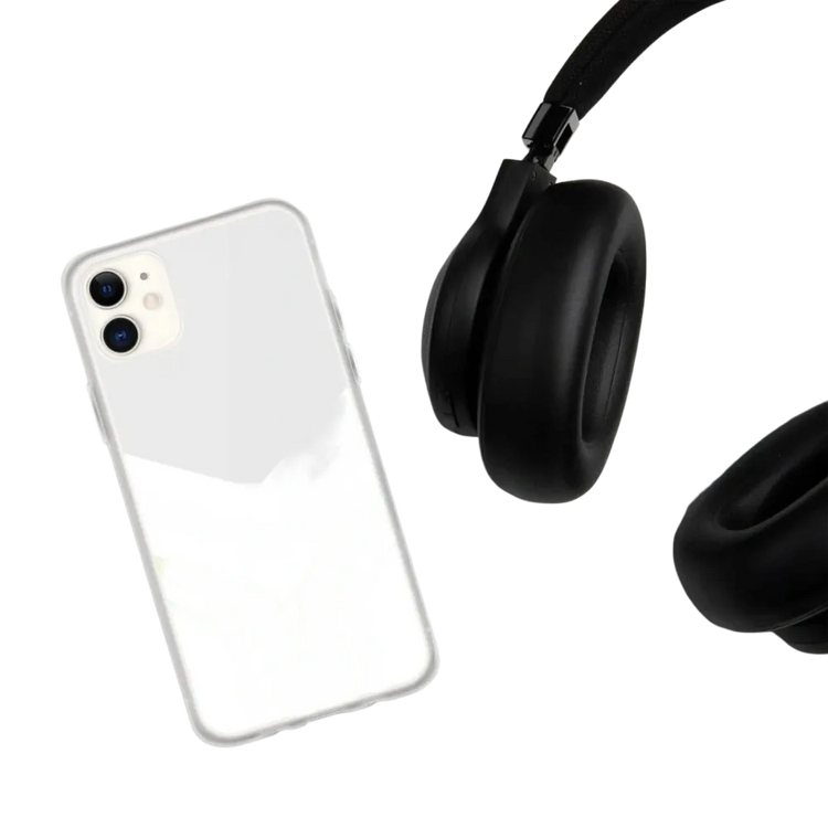 Transparente Apple iPhone Hülle aus Polycarbonat von BUYATHOME24, schützt das iPhone 11 Pro, XS Max oder XR.