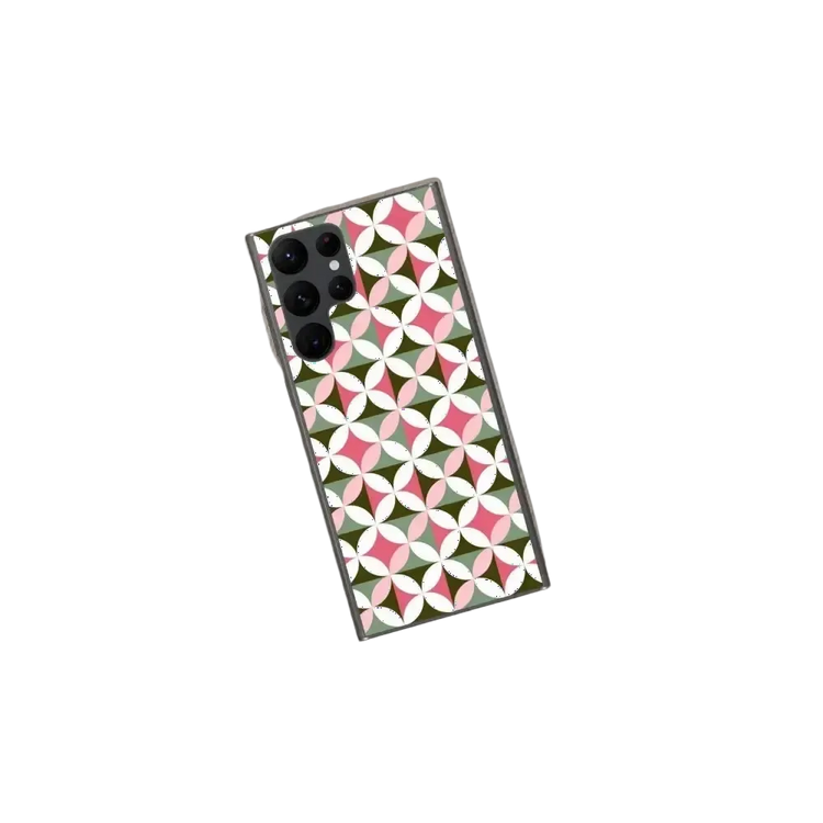 Samsung Galaxy Handyhülle aus Polycarbonat mit TPU-Schutz, passgenau für Galaxy S10 bis S22 Ultra, in schwarzer Farbe.