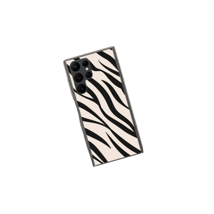 Robuste Samsung Galaxy Handyhülle aus Polycarbonat und TPU in Schwarz, schützt das Smartphone vor Stößen.