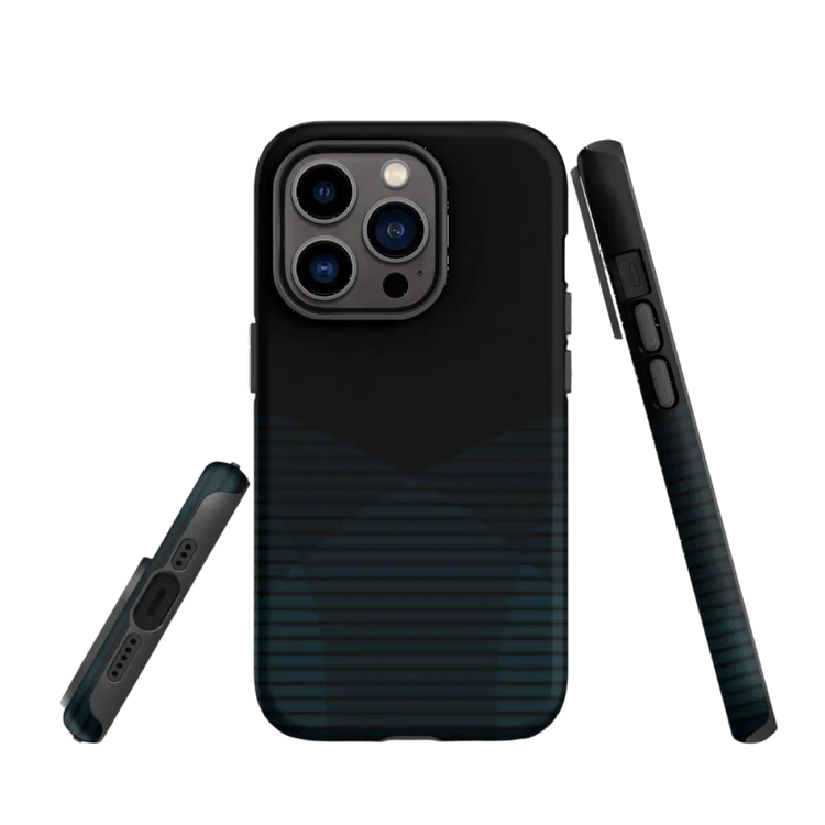 Mattierte Apple iPhone Snapcase Handyhülle aus Polycarbonat und TPU für iPhone 11 bis 14 Pro Max, in neutralem Design