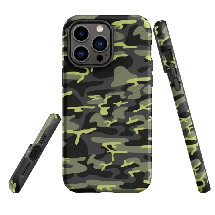 Mattierte Apple iPhone Snapcase Handyhülle aus Polycarbonat von BUYATHOME24 für iPhone 11 bis 14 Pro Max, schützt das Smartphone.