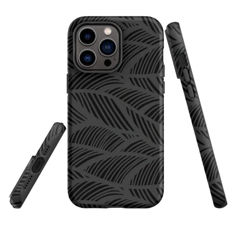 Robuste Apple iPhone Snapcase Handyhülle aus mattem Polycarbonat für iPhone 11 bis 14 Pro Max, schützt und passt perfekt.