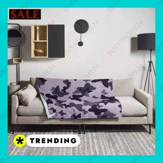 ▻ Wohndecke & Kuscheldecke I Sofadecke 125 cm x 150 cm BUYATHOME24®