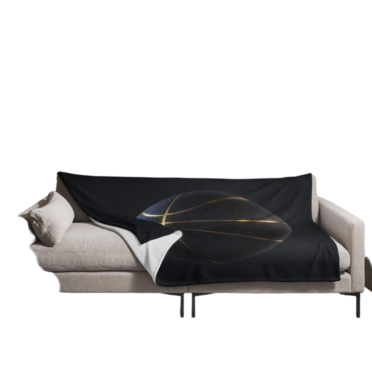 Weiche hypoallergene Kuscheldecke 125x150cm von BUYATHOME24, aus Polyester, ideal für gemütliche Stunden auf dem Sofa.