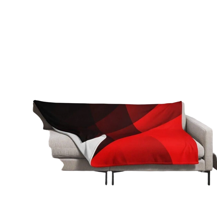 Hypoallergene Sofadecke 125x150cm aus Polyester von BUYATHOME24, weiche Kuscheldecke für gemütliche Stunden.