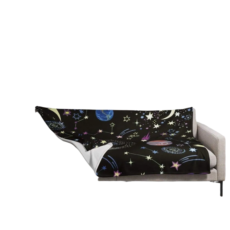 Hypoallergene Kuscheldecke 125x150cm von BUYATHOME24, weiche Polyesterdecke für gemütliche Abende auf dem Sofa