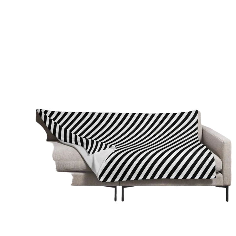 Hypoallergene, pflegeleichte Sofadecke 125x150cm von BUYATHOME24, bedruckbar, gemütliche Kuscheldecke für das Wohnzimmer