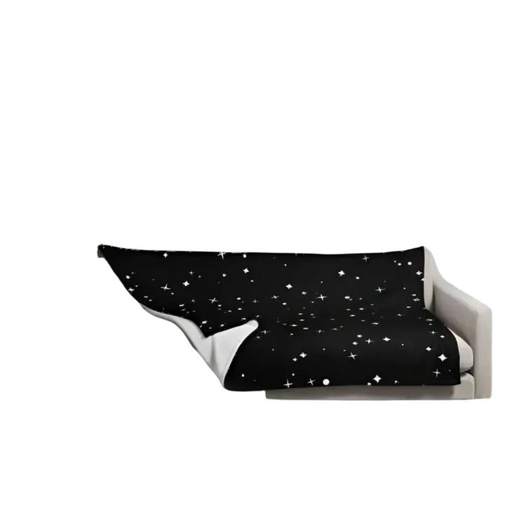 Weiche, hypoallergene Sofadecke 125x150 cm aus Polyester in neutraler Farbe, ideal für gemütliche Abende.