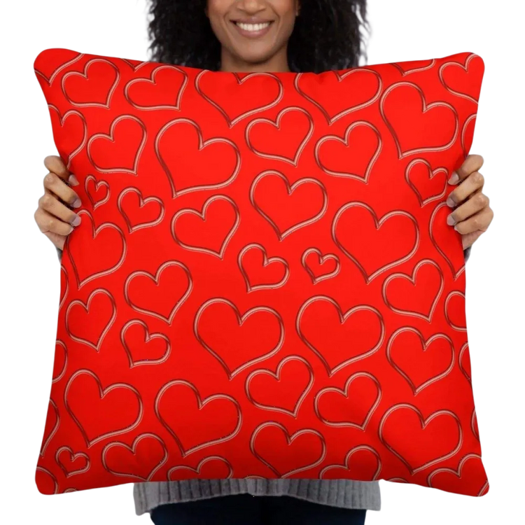 Dekokissen von BUYATHOME24 aus Polyester mit Reißverschluss, 45 cm x 30-55 cm, für Sofa oder Bett, textildruck.