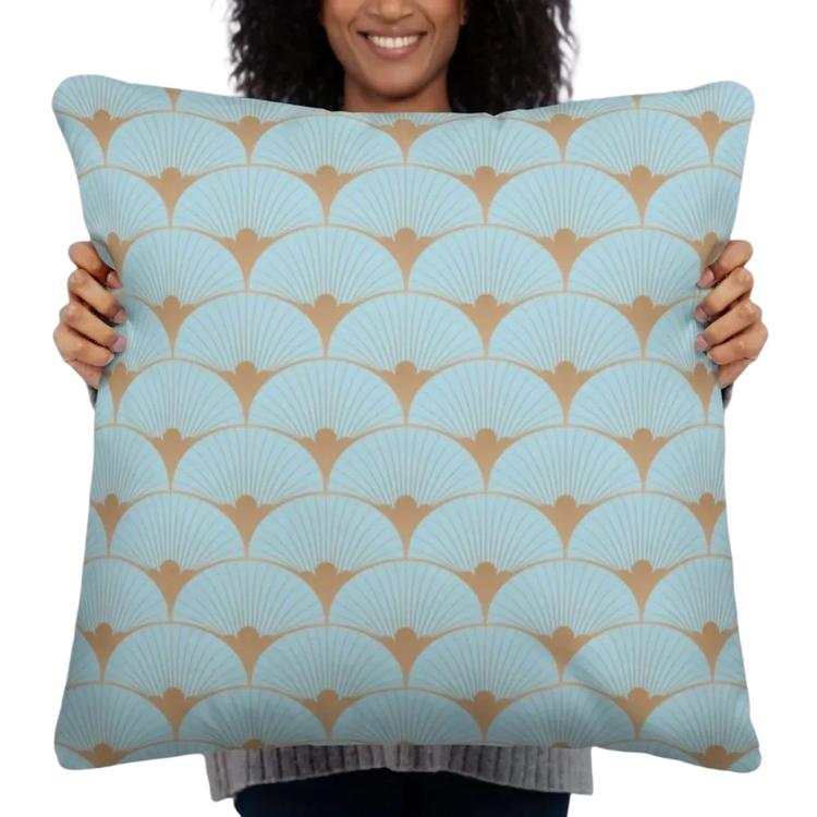 BUYATHOME24 Bettkissen und Sofakissen aus Polyester mit Reißverschluss, 45 cm, textildruck, bequemes Sitzkissen