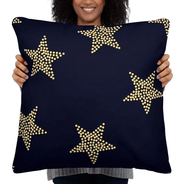 Dekokissen von BUYATHOME24, 45 cm Sofakissen aus Polyester mit Reißverschluss, in drei Größen für Bett und Sofa
