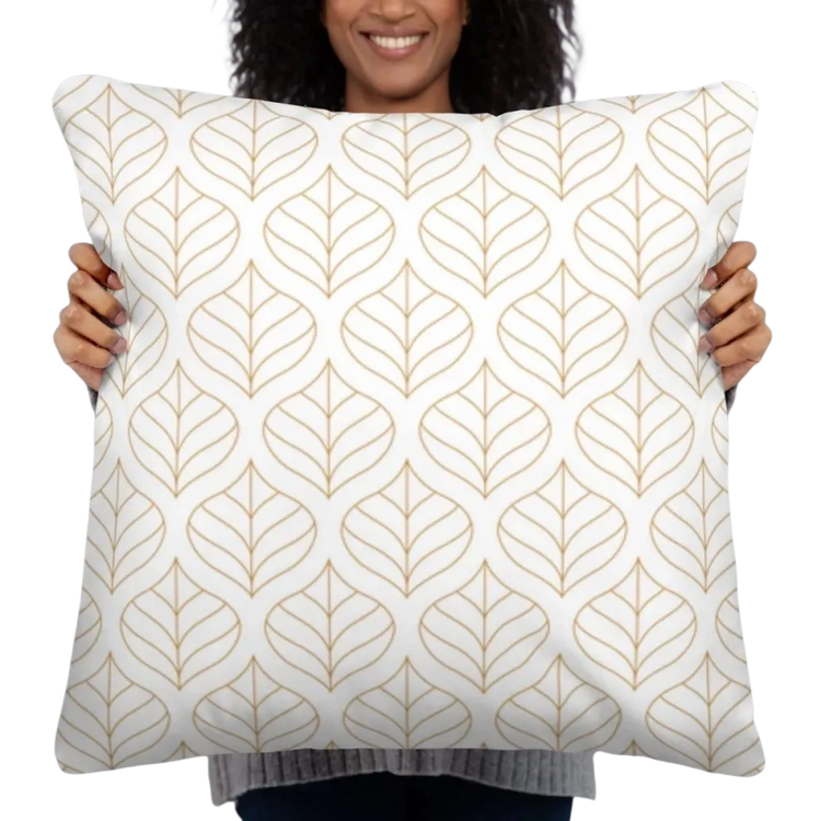 Weiches BUYATHOME24 Bett- und Sofakissen aus Polyester mit Reißverschluss, 45 cm, dekoratives Textildruck-Design