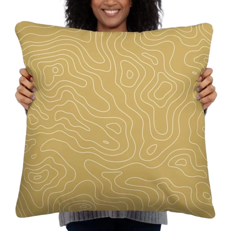 Dekokissen aus Polyester, formbeständig, in 45 cm Größe, personalisierbar für Sofa oder Bett, von BUYATHOME24