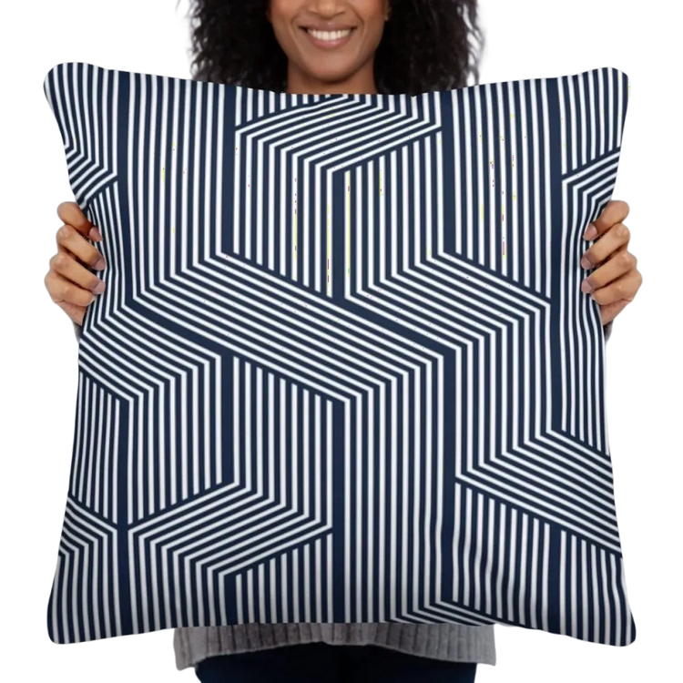 BUYATHOME24 Sofakissen aus Polyester mit Reißverschluss, 45 cm, modernes Design, ideal für Bett und Sofa, in verschiedenen Größen