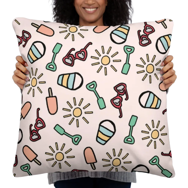 Buyathome24 Sofa- und Bettkissen aus Polyester, 45 cm, mit Reißverschluss, weiche Textiloberfläche, gemütlich und langlebig