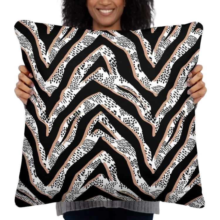 Wasakbares Dekokissen und Polyesterkissen von BUYATHOME24, 45x45, 50x30, 55x55 cm, für Bett und Sofa, mit Textildruck