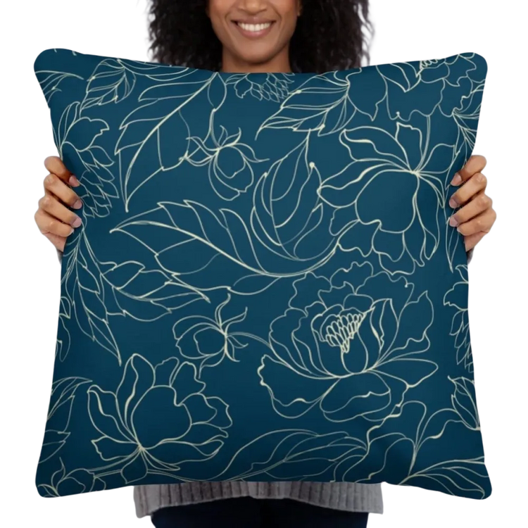 Sofakissen aus Polyester mit verstecktem Reißverschluss, 45 cm, in neutralem Design, von BUYATHOME24 für komfortables Sitzen.