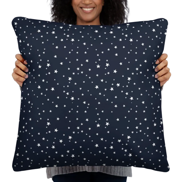 Buyathome24 Bett- und Sofakissen aus Polyester, 45 cm, mit Reißverschluss und Textildruck.