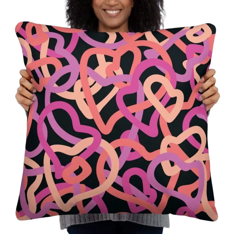 Handgenähtes Polyester-Dekokissen von BUYATHOME24, waschbar, in 45 cm x 30-55 cm, ideal für Sofa oder Bett.