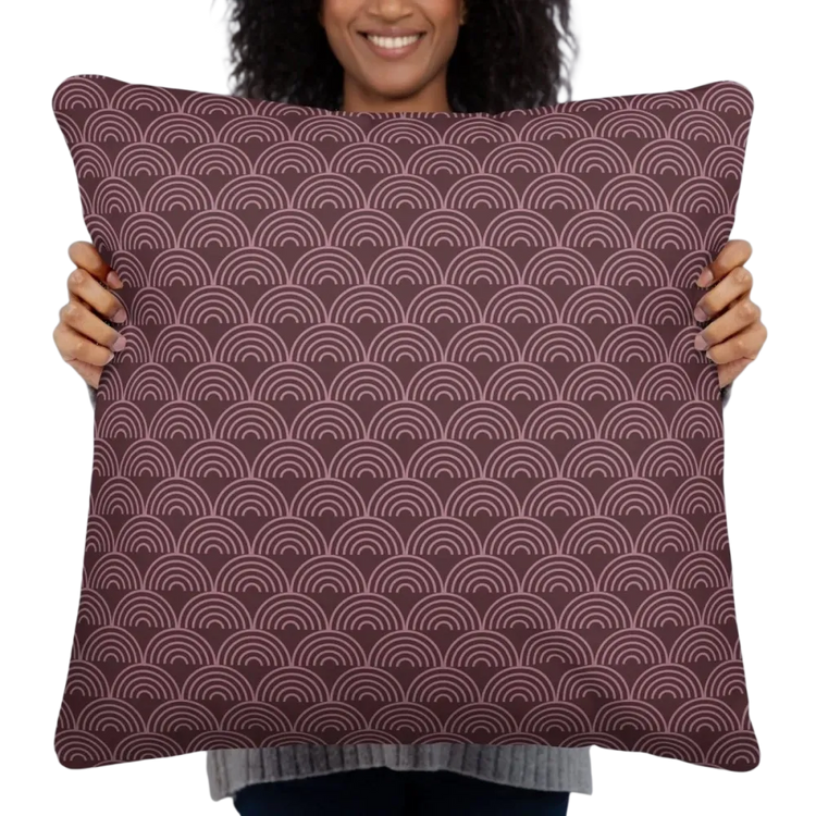Kuscheliges Bettkissen und Sofakissen aus Polyester in 3 Größen, mit textlichem Druck von BUYATHOME24, für Komfort und Stil.