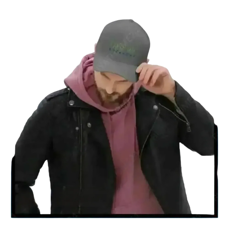Herren-Sommer Baseball Cap von BUYATHOME24, unisex, grau, mit Stretch-Band, für Kopfumfang 54-60 cm, bequem und stylisch