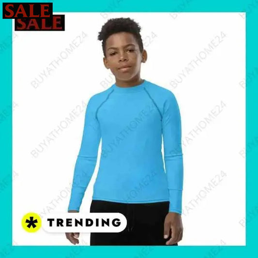 ▻ Sportshirt | Kinder Langarm Sport T-Shirt 134 cm - 170 cm BUYATHOME24®