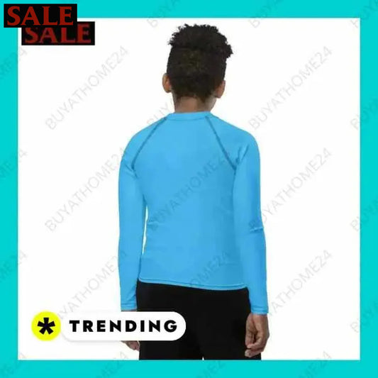 ▻ Sportshirt | Kinder Langarm Sport T-Shirt 134 cm - 170 cm BUYATHOME24®
