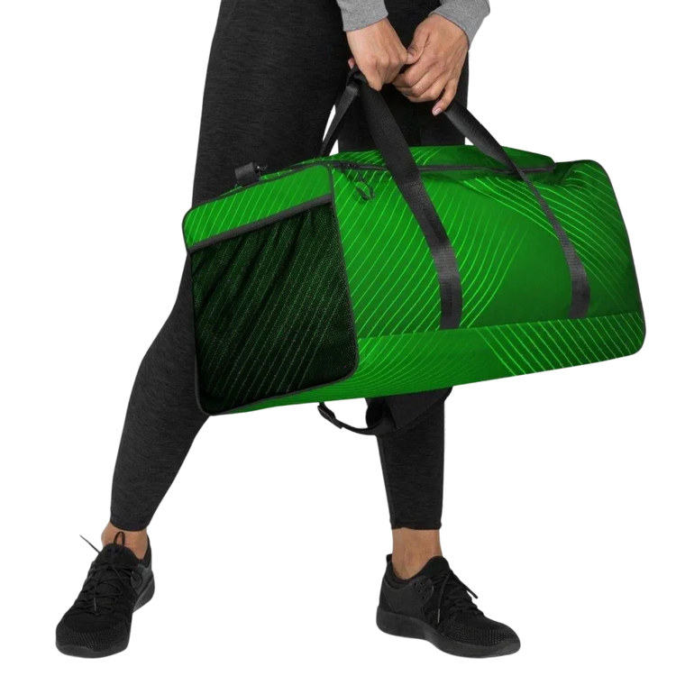 Sporttasche aus Polyester, 55x29x29 cm, mit Textildruck, von BUYATHOME24, große Sport- und Reisetasche mit Tragegriffen