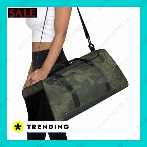 • Reisetasche & Fitnesstasche I Sporttasche 55 × 29 × 29cm Textildruck BUYATHOME24, T-Shirts BUYATHOME24, Hoodies BUYATHOME24, Hosen BUYATHOME24, Jacken BUYATHOME24, Schuhe BUYATHOME24