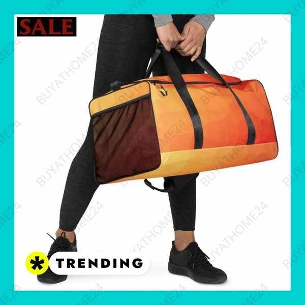 • Reisetasche & Fitnesstasche I Sporttasche 55 × 29 × 29cm Textildruck BUYATHOME24, T-Shirts BUYATHOME24, Hoodies BUYATHOME24, Hosen BUYATHOME24, Jacken BUYATHOME24, Schuhe BUYATHOME24