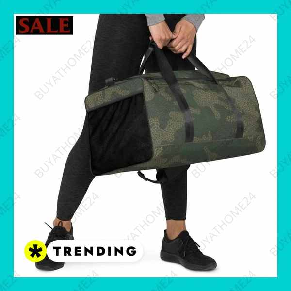 • Reisetasche & Fitnesstasche I Sporttasche 55 × 29 × 29cm Textildruck BUYATHOME24, T-Shirts BUYATHOME24, Hoodies BUYATHOME24, Hosen BUYATHOME24, Jacken BUYATHOME24, Schuhe BUYATHOME24