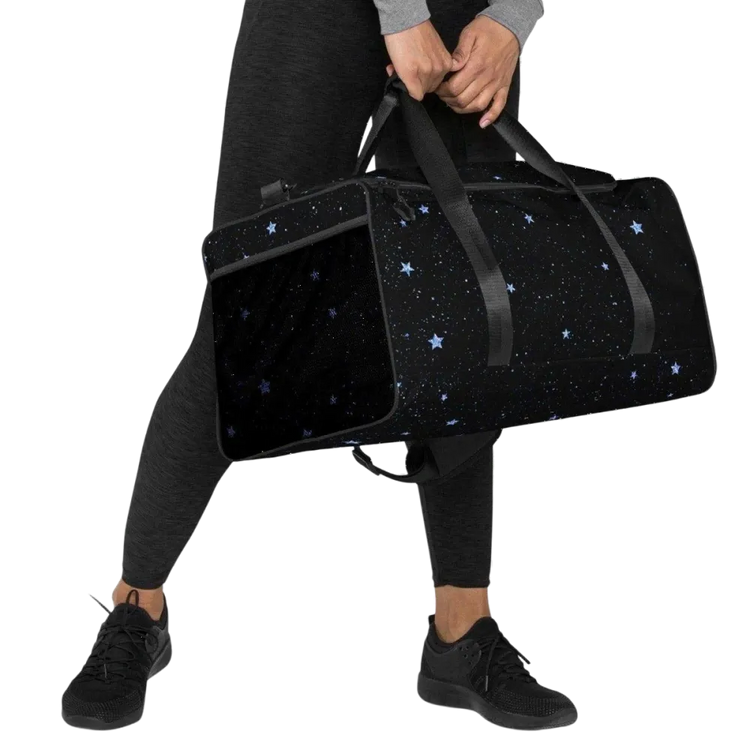 Sporttasche aus Polyester, 55x29x29 cm, mit Textildruck, robuste Reisetasche von BUYATHOME24, ideal für Sport und Reisen