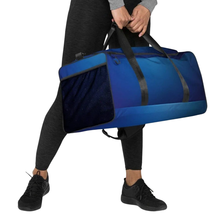 Sporttasche aus Polyester mit Netzfächern, 55x29x29cm, von BUYATHOME24, ideal für Sport und Reisen