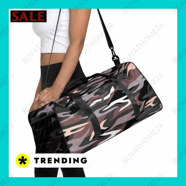 • Reisetasche & Fitnesstasche I Sporttasche 55 × 29 × 29cm Textildruck BUYATHOME24, T-Shirts BUYATHOME24, Hoodies BUYATHOME24, Hosen BUYATHOME24, Jacken BUYATHOME24, Schuhe BUYATHOME24