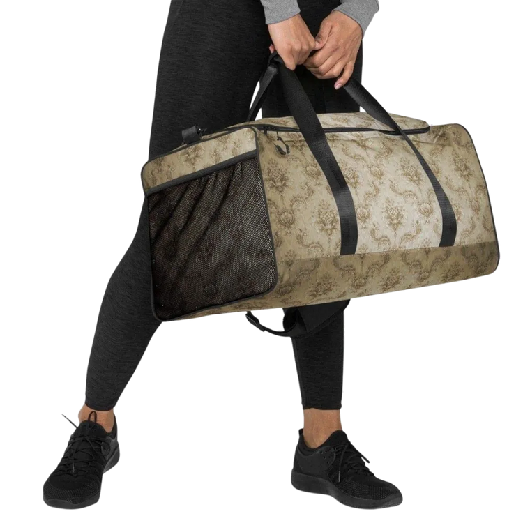 Sporttasche aus Polyester, 55x29x29 cm, von BUYATHOME24, mit Textildruck, geeignet für Sport und Reisen.