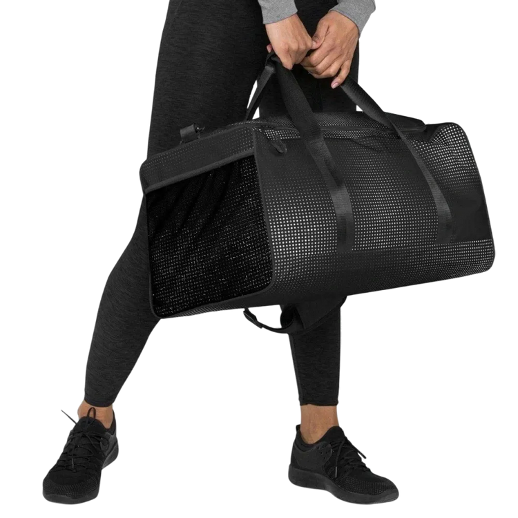 Sporttasche aus Polyester mit Netztaschen, 55 x 29 x 29 cm, von BUYATHOME24, strapazierfähige Reisetasche für Sport und Reisen