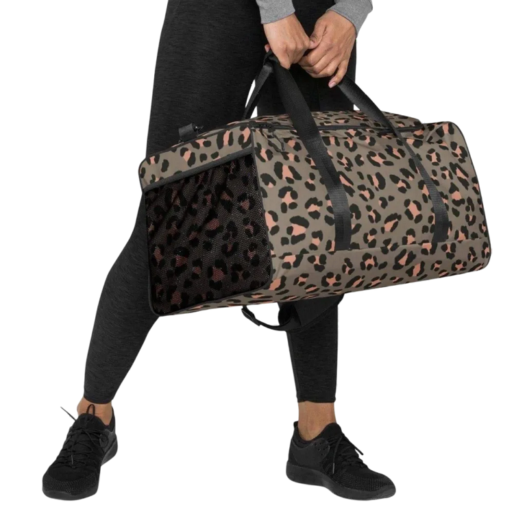 Sporttasche aus Polyester, 55x29x29 cm, mit Textildruck, von BUYATHOME24, für Sport und Reisen, robuste Tragetasche