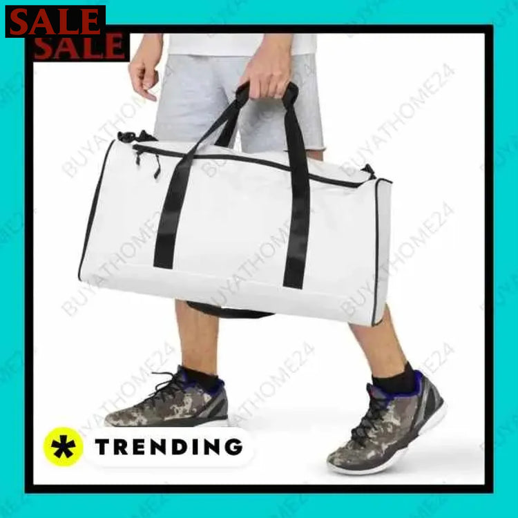 • Reisetasche & Fitnesstasche I Sporttasche 55 × 29 × 29cm Textildruck BUYATHOME24, T-Shirts BUYATHOME24, Hoodies BUYATHOME24, Hosen BUYATHOME24, Jacken BUYATHOME24, Schuhe BUYATHOME24