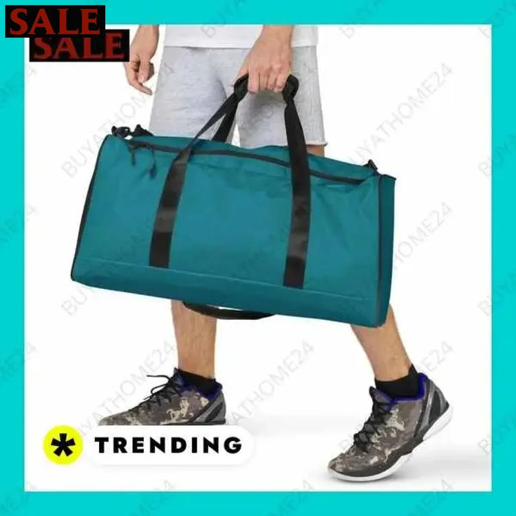 Sporttasche und Reisetasche von BUYATHOME24, 55 x 29 x 29 cm, robuste Tasche für Sport und Reisen, mit Tragegriffen und Reißverschluss