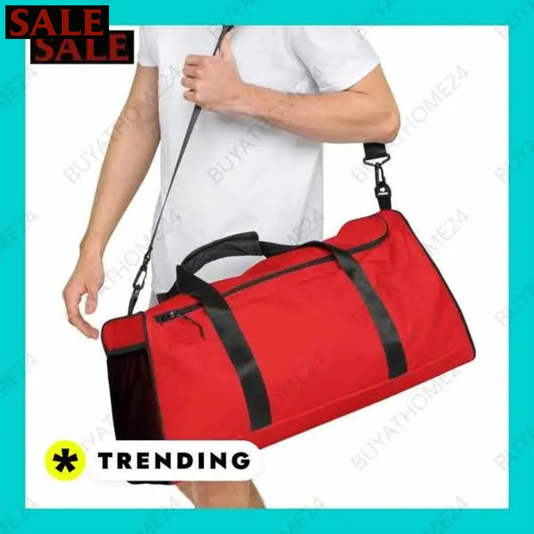 • Reisetasche & Fitnesstasche I Sporttasche 55 × 29 × 29cm Textildruck BUYATHOME24, T-Shirts BUYATHOME24, Hoodies BUYATHOME24, Hosen BUYATHOME24, Jacken BUYATHOME24, Schuhe BUYATHOME24