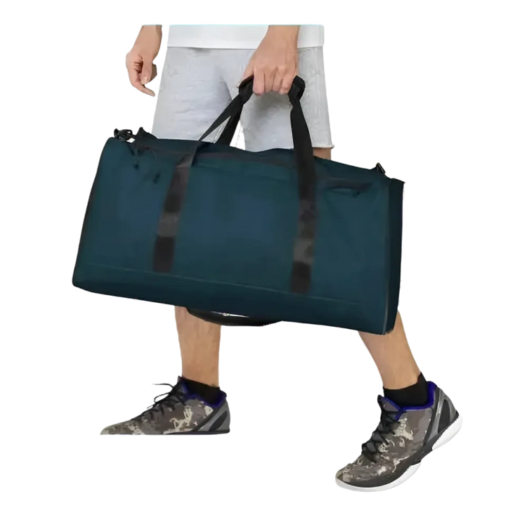 Sporttasche und Reisetasche von BUYATHOME24, robuste Sporttasche 55 × 29 × 29 cm, ideal für aktive Menschen, dunkelgrau