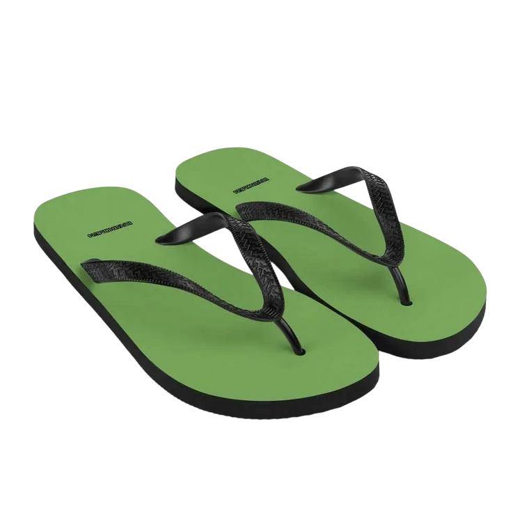 Unisex Flip-Flops mit Gummisohle in Größe 37-45 von BUYATHOME24, strapazierfähige Sandalen für den Sommer, Textildruck.